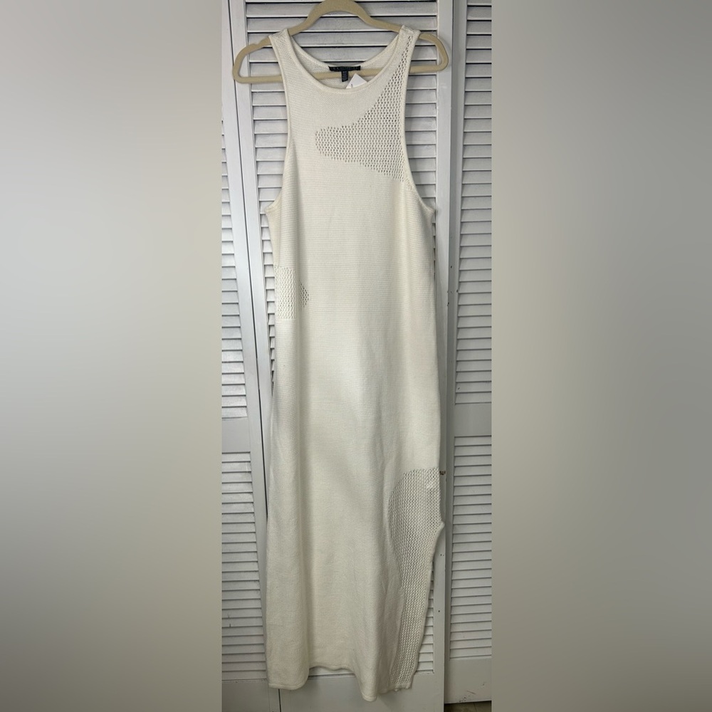 Eloquii Cream Knit Maxi Dress- Size 18/20
